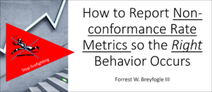 How to Report Performance Metrics of Non-conformance Rates Video